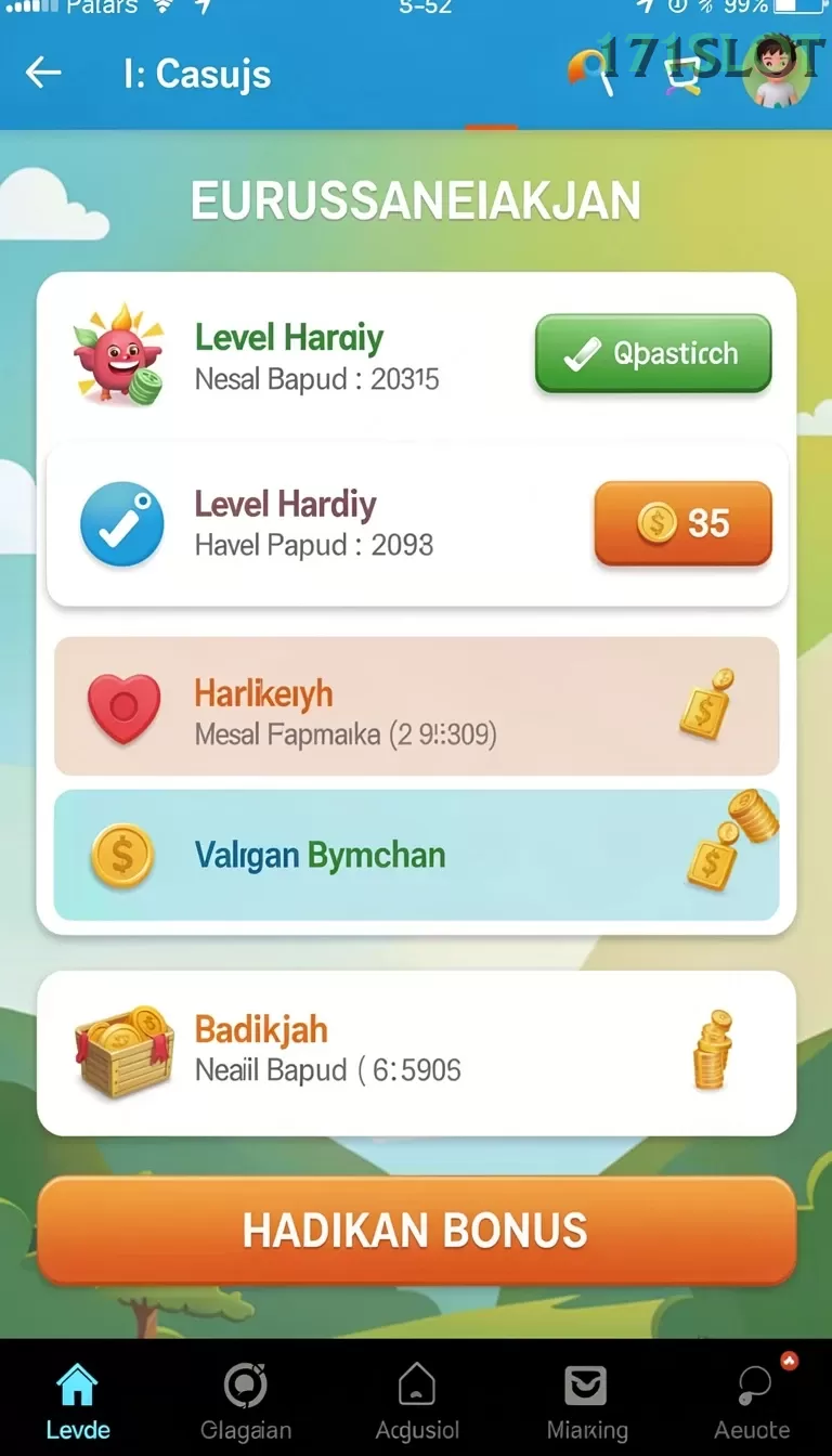 Cuplikan layar RAHAYU88 — aktivitas