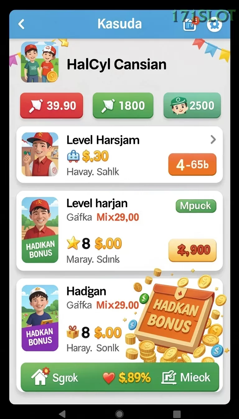 Cuplikan layar LEDAK388 — aktivitas